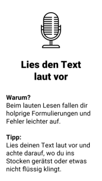 Lektorat-Tipp: Lies den Text laut vor